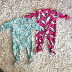 Carter’s One Piece Pajamas - set of 2